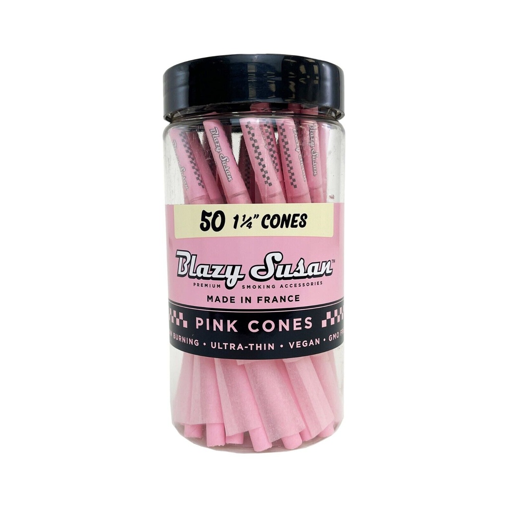 BLAZY SUSAN PINK CONES 50pk (1pc) (1 1/4)