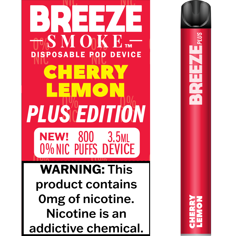 Breeze Plus 0% Nic (CHERRY LEMON)