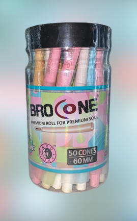 BRO CONE 60mm (50pcs) (RAINBOW)