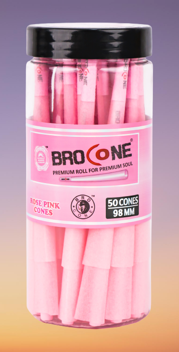 BRO CONE 98mm (50pcs) (ROSE PINK)