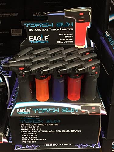 EAGLE TORCH - TORCH GUN - Assorted (15PCS)