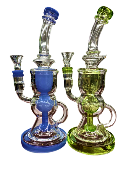 10" Recycler Water Pipe (1pc) (Green)