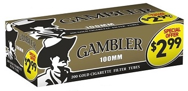 GAMBLER TUBES 100s PRE-PRICED 200ct- SLEEVE (5pcs)