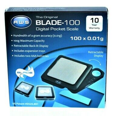 AWS BLADE-100 SCALE 100g X 0.01g (1pc) (Black)